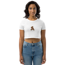 Load image into Gallery viewer, Organic tt teddy bear Crop Top