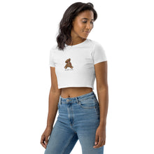 Load image into Gallery viewer, Organic tt teddy bear Crop Top