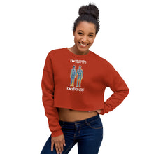 Load image into Gallery viewer, Love is eternal Crop Sweatshirt
